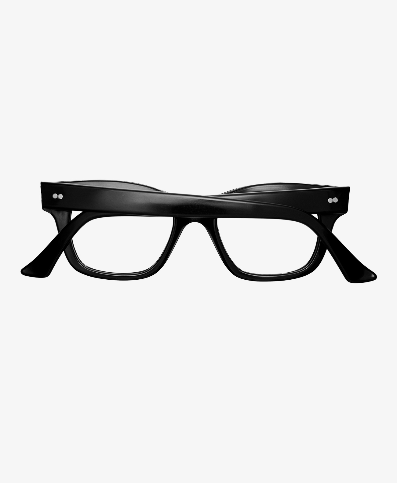 1960's USA ヴィンテージ ウェリントン 良サイズ 黒縁 眼鏡 ブラック 