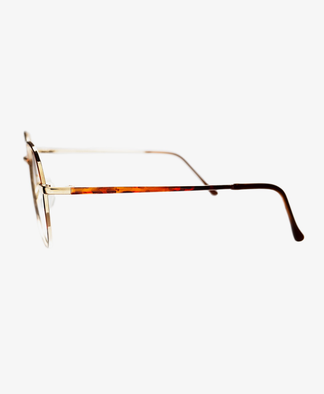 未使用デッド 70's AO アメリカンオプティカル USAヴィンテージ ラウンド フレーム 丸眼鏡 鼈甲セル巻き風 American Optical  サングラス
